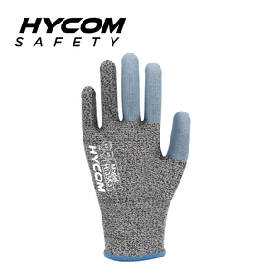 HYCOM Guantes resistentes a cortes 13G ANSI 3 ANSI 5 resistentes a cortes Guantes de trabajo HPPE de grado alimenticio