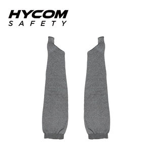 HYCOM Manga de cubierta de brazo resistente a cortes de punto tridimensional sin costuras de nivel de corte 3 para seguridad en el trabajo